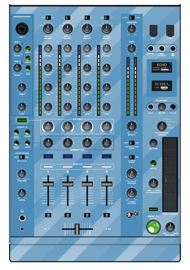 Denon DJ X 1800 Skin Striper